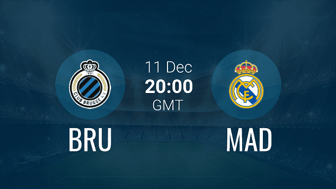 Soi kèo Brugge vs Real Madrid, 12/12/2019 – UEFA Champions League