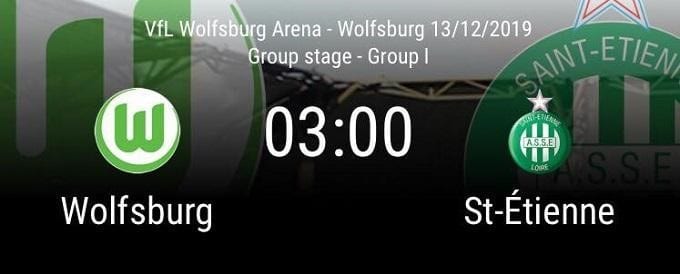 Soi kèo Wolfsburg vs St-Etienne, 13/12/2019 – UEFA Europa League